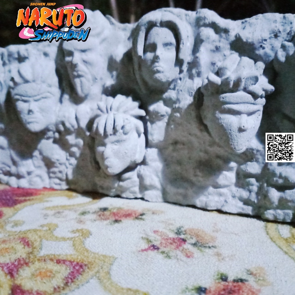 Mô hình điêu khắc Naruto tượng đài làng lá 7 vị Hokage Anime 1604