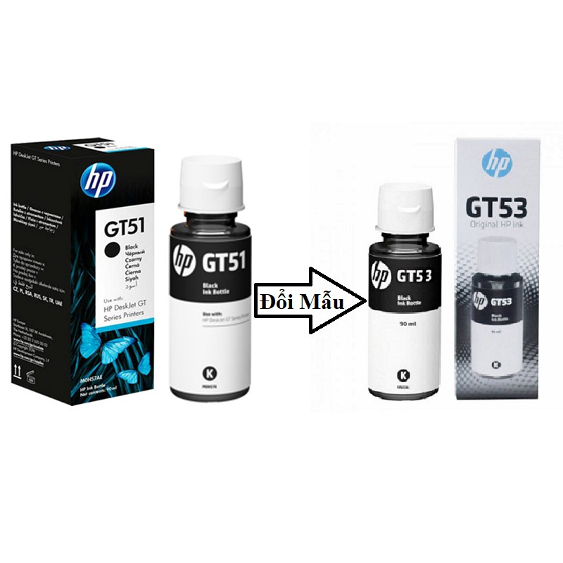 MỰC IN HP GT51 BLACK ORIGINAL INK BOTTLE (M0H57AA) - HÀNG CHÍNH HÃNG