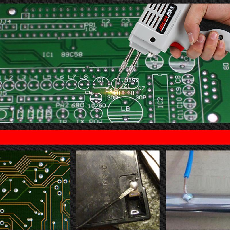 Mỏ Hàn Điện Không Dây Bằng Sắt 220-240V 100W Có Thể Sạc Lại Tiện Dụng