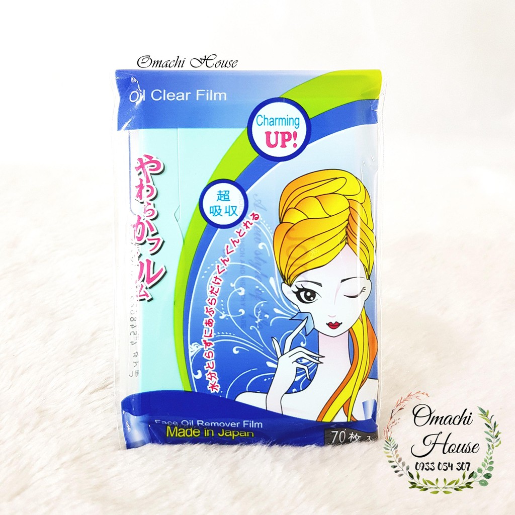 Giấy Thấm Dầu Jomi Xanh Nhật Bản 70 tờ | BigBuy360 - bigbuy360.vn