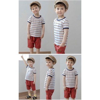 Bộ thun cotton mỏng bé trai/ bé gái Owley barn xuất Hàn, VN xuất xịn