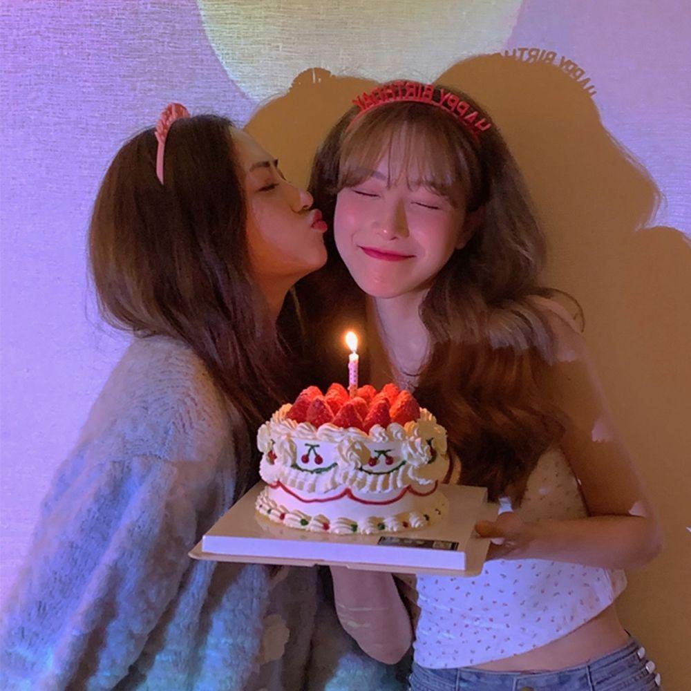 Băng Đô Chữ Happy Birthday Bằng Nhựa Phong Cách Hàn Quốc Dành Cho Nữ