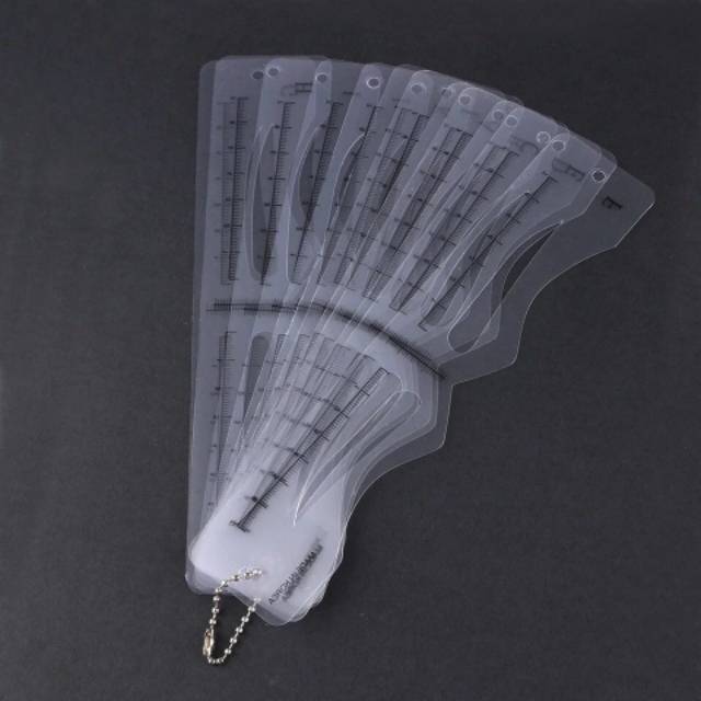 (hàng Mới Về) Set 12 Khuôn Kẻ Lông Mày Tiện Dụng | BigBuy360 - bigbuy360.vn