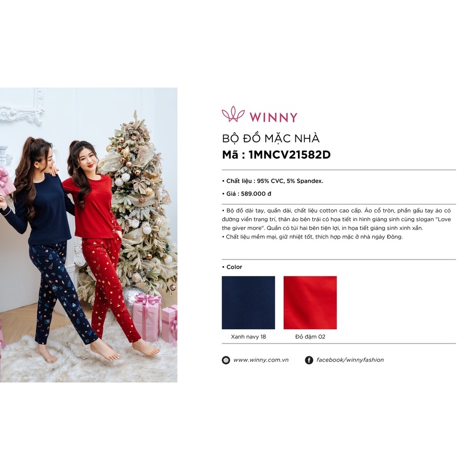 Bộ đồ ngủ thu đông Winny 21582 | BigBuy360 - bigbuy360.vn