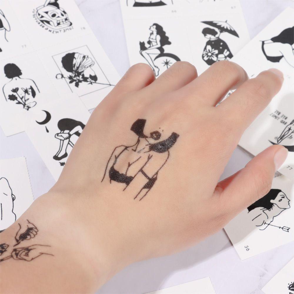 Set 100 Miếng Dán Hình Xăm Tạm Thời Cho Cặp Đôi
