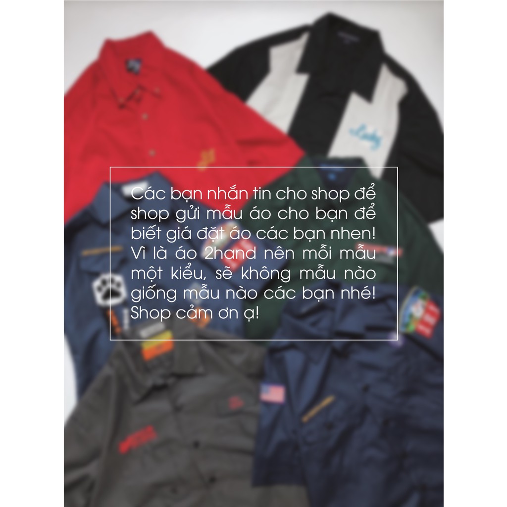 Áo sơ mi chicano 2hand  workshirt, hiphop, streetstyle, bụi bặm