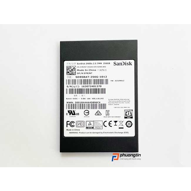 Ổ cứng SSD 256GB hàng tháo máy nhiều hãng dùng Cho Laptop & PC | Bảo hành 1 năm