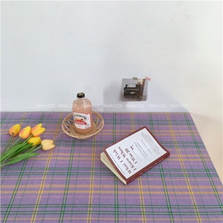 Khăn trải bàn caro