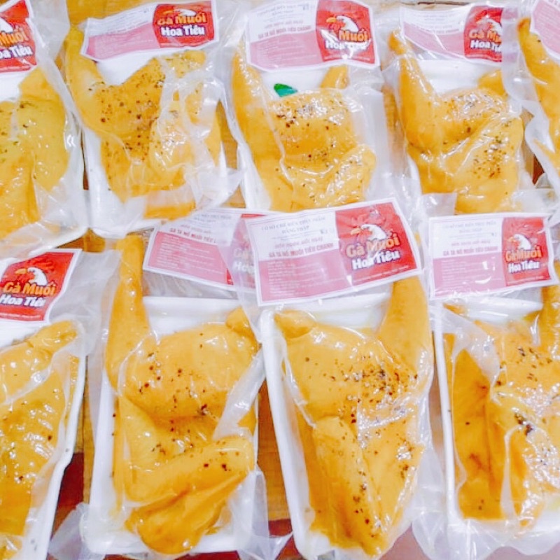 [HOẢ TỐC SG] Gà ủ muối hoa tiêu dai ngon tặng kèm muối tiêu