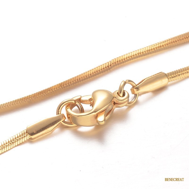 Vòng cổ BENECREAT 17.7 inch  2.2mm bằng thép không gỉ 304