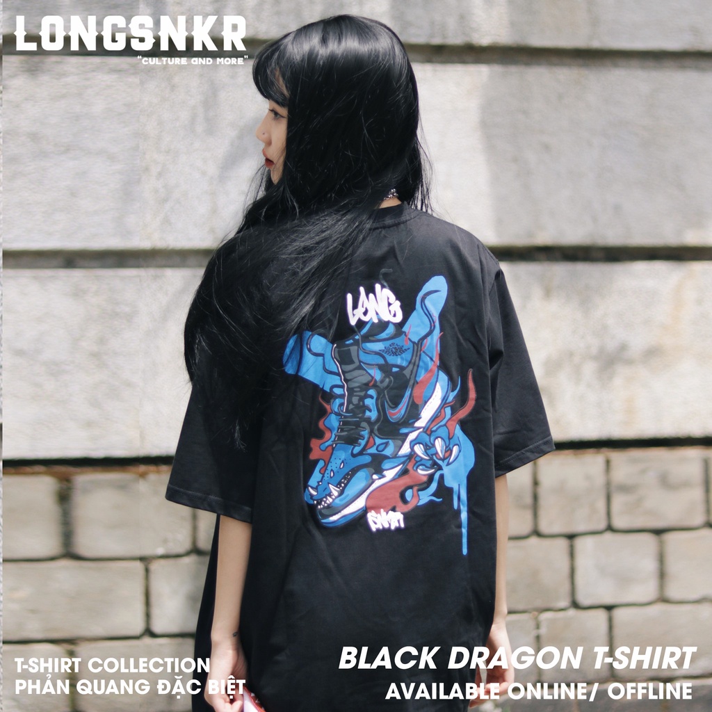 _T-shirt Sneaker Zone Dragon Version- áo thun phản quang form Oversize, Longsnkr Streetwear
