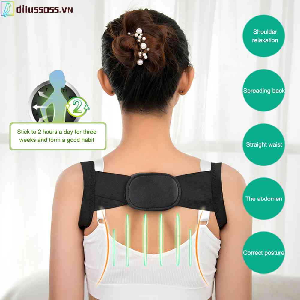 Đai Đeo Hỗ Trợ Điều Chỉnh Tư Thế Lưng Cho Nam Nữ