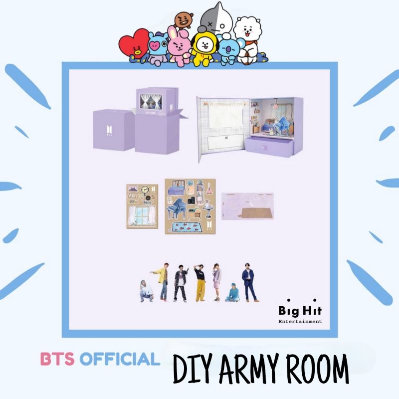 ARMY'S ROOM DIY KIT, TRANG TRÍ PHÒNG ARMY (merch box 3, weverse shop)