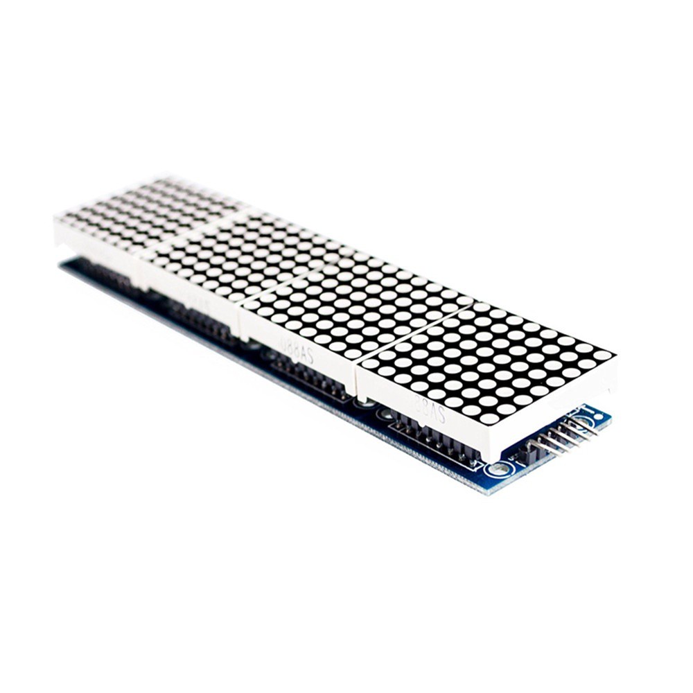 Mô Đun Matrix 5v Led Max7219 Matrix Common 8x8 Dot 5p Line 4 Trong 1