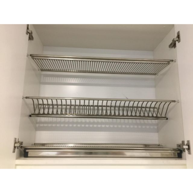 Giá bát đĩa inox 2, 3 tầng Bảo hành 5 năm không han gỉ