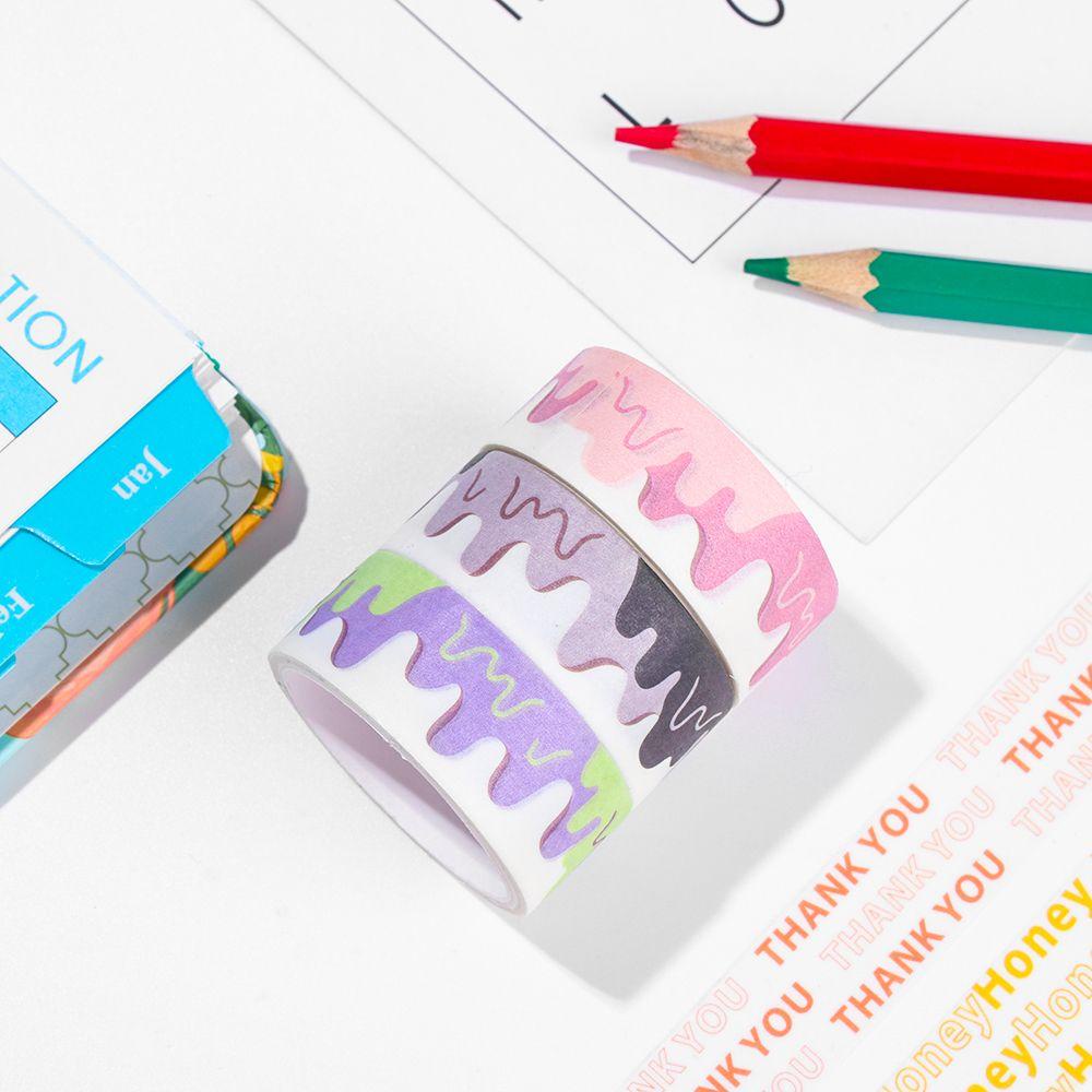 Sticker Giấy Dán Trang Trí Sổ Tay Hình Phô Mai Hoạt Hình Chữ Thank You Honey Girlish