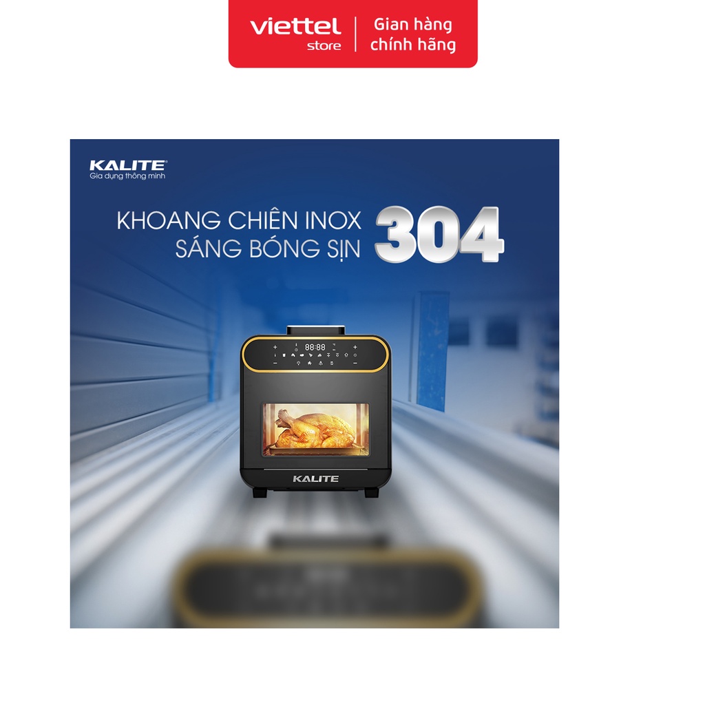 [Mã ELHADEV giảm 4% đơn 300K] Nồi chiên hơi nước Kalite STEAMPRO 15 Lit Chính hãng