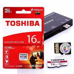 Thẻ nhớ Micro SD 16G TOSHIBA CLASS 10 BOX