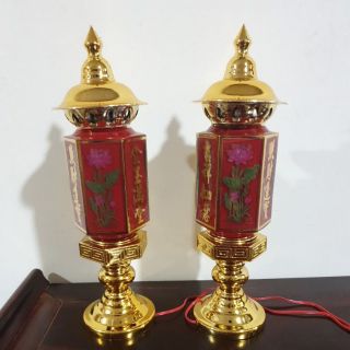 Cặp đèn thờ phú quý ( loại đại )