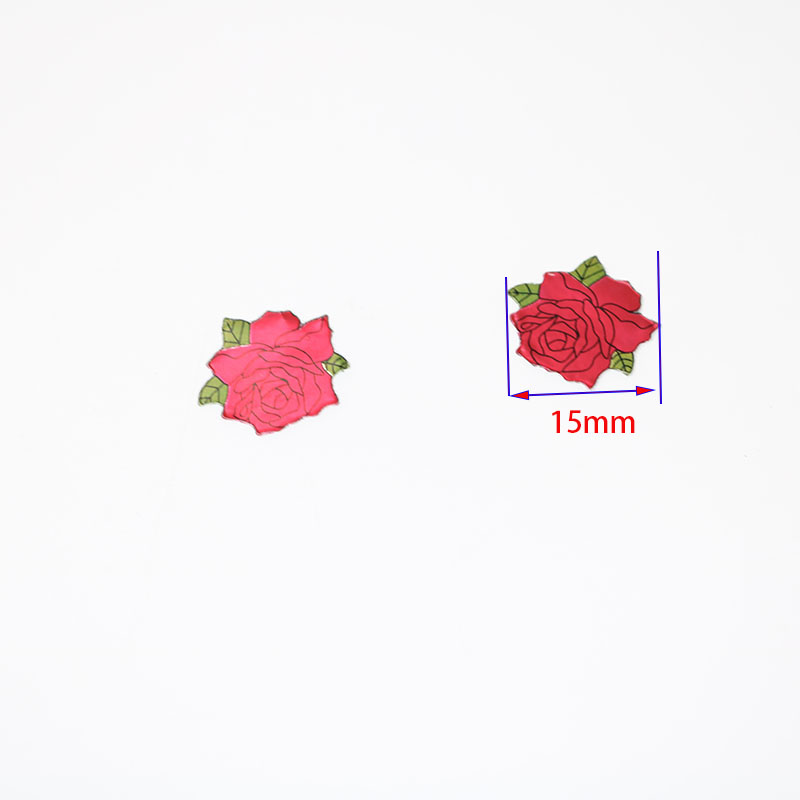 350 Miếng Dán Hình Hoa Đỏ (= 10 Tấm)