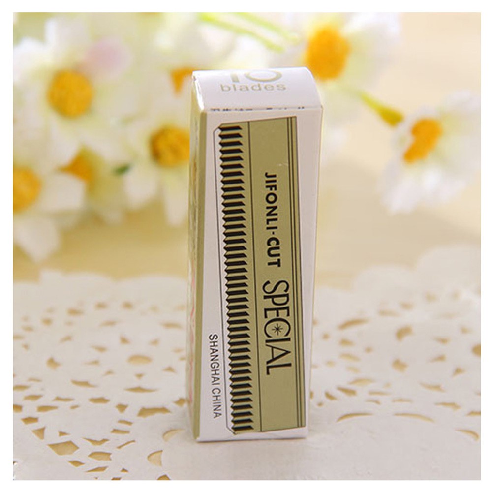 [Hàng mới về] Bộ 10 dụng cụ cạo lông mày không gây đau an toàn cho người mới bắt đầu