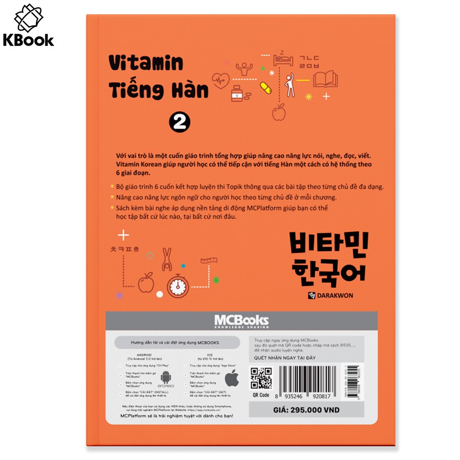 Sách - Vitamin Tiếng Hàn Tập 2