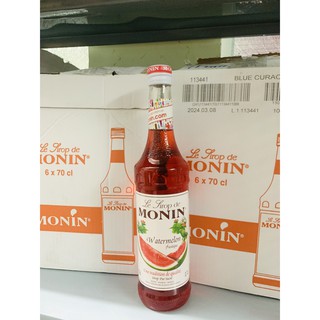 Syrup Monin Dưa hấu/Watermelon chai thủy tinh 700ml