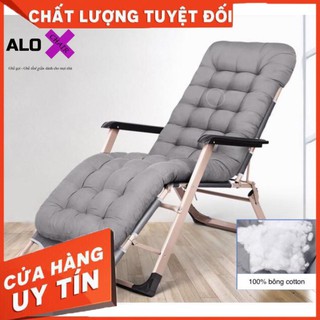 ( SẢN PHẨM NHẬP KHẨU) Ghế Xếp Thư Giãn Đa Năng Cao Cấp A168- Tặng Đệm Bông - (có thể ngã thành giường)