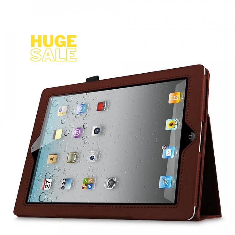 Bao da thiết kế sang trọng hai góc xoay dành cho ipad 2/3/4