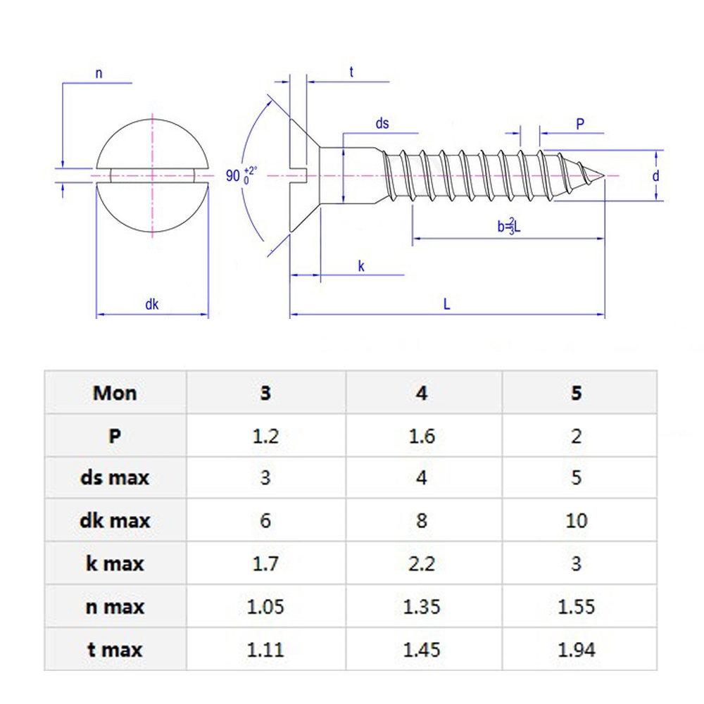 Ốc chất liệu đồng thau đầu phẳng có rãnh chuyên dụng gia công đồ gỗ