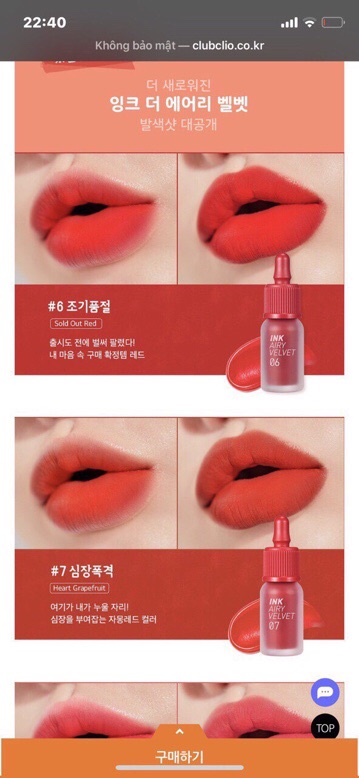 Son Peripera Ink Airy Velvet Lip Tint Mới | BigBuy360 - bigbuy360.vn