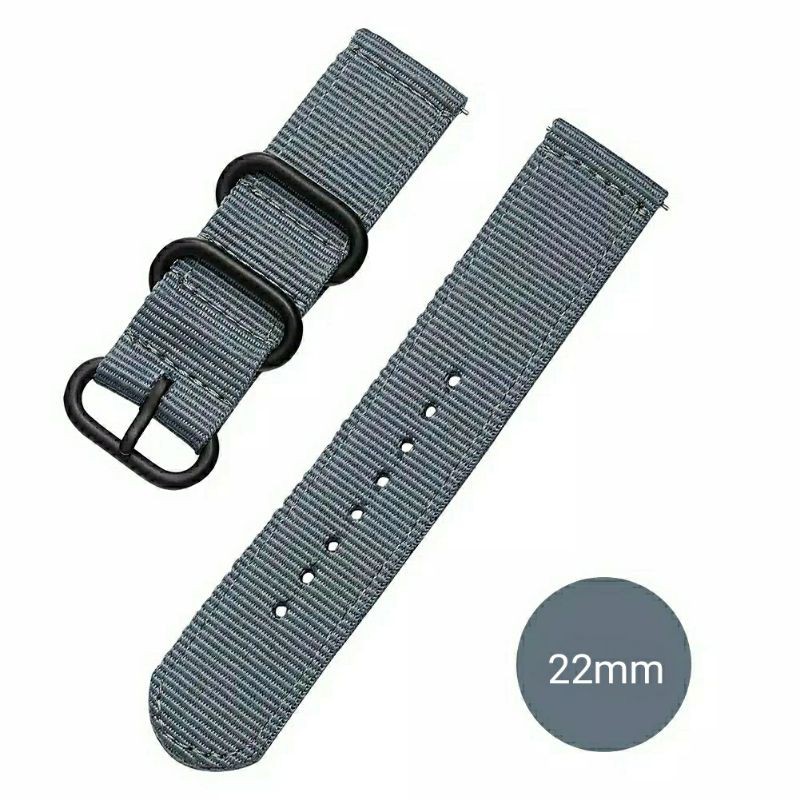 Dây Đồng Hồ Đeo Tay Bằng Vải Canvas 22mm Dành Cho Zulu Nato