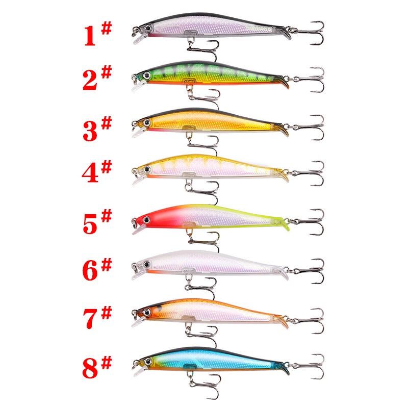 1 Mồi Cá Giả Bằng Nhựa Cứng 9.5cm 7.5g Có Móc