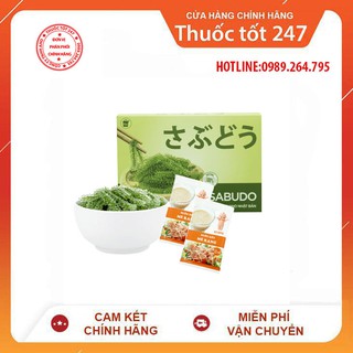 ✅ Rong nho tách nước Sabudo nhật Bản Hộp 12 gói (240gr) + tặng 1 chai sốt mè rang 180ml kewpie
