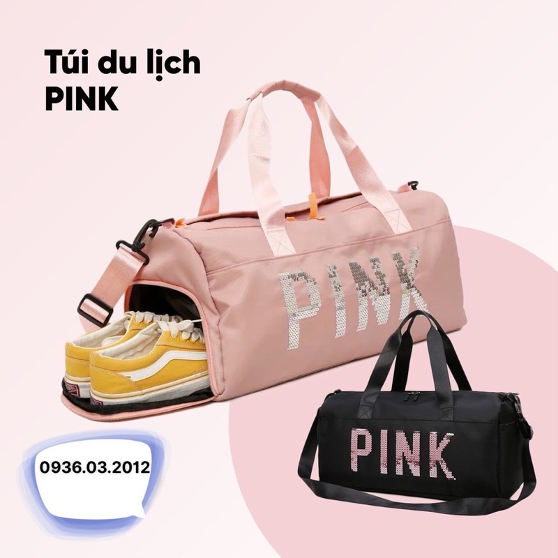 Túi Du Lịch Pink Size 47 đựng đồ đa năng
