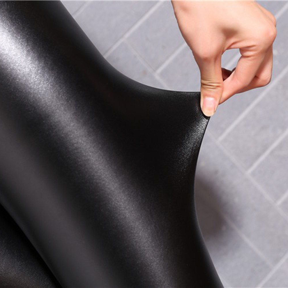 ☆Túi Xách Cỡ Lớn Thiết Kế Giản Dị Thời Trang☆Quần Legging Da Thời Trang Quyến Rũ Cho Nữ