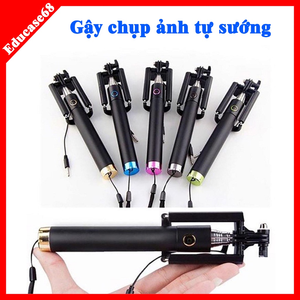 Gậy chụp ảnh tự sướng gập gọn đầu version 3.5 Educase68