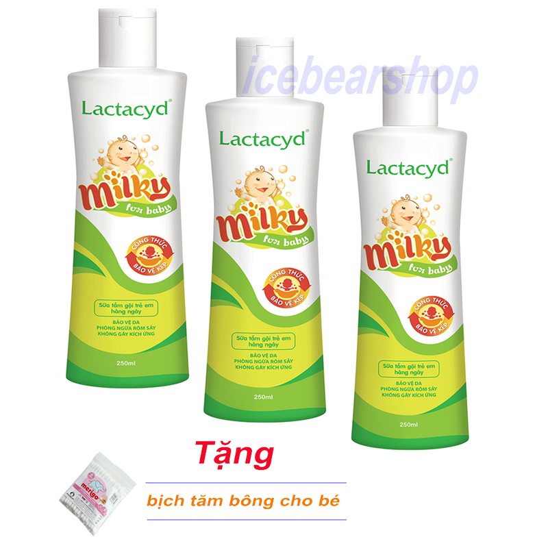 sữa tắm gội Lactacyd Milky 250ml