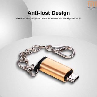 【shine】Type-C USB C Female to Micro USB Male Adapter Mobile Phone Connector Convertor Data Adapter for   (Silver)