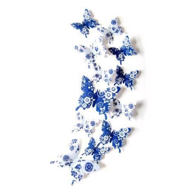 Bộ 12 con bướm lớn nhỏ