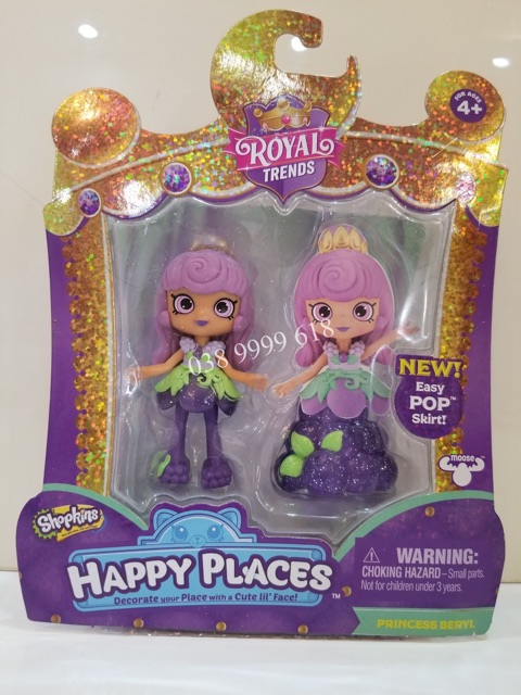 Hộp công chúa & hoàng tử Shopkins Happy Places