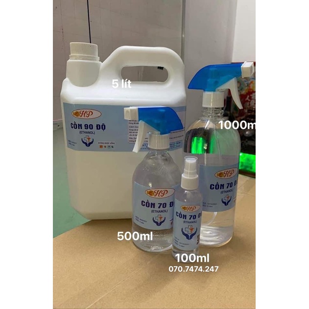 Cồn xịt khuẩn 70 độ dạng chai mini bỏ túi tiện dụng và chính hãng HP. | BigBuy360 - bigbuy360.vn