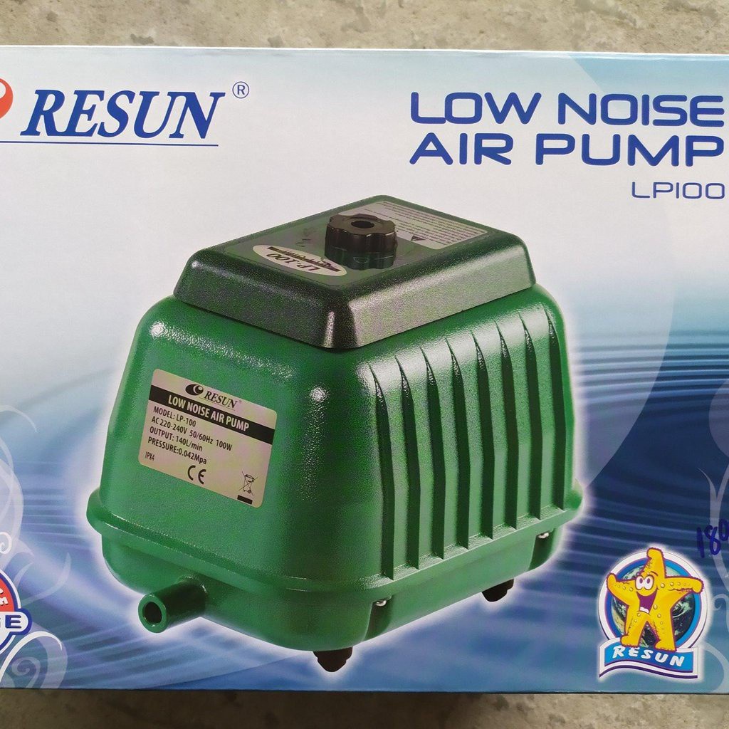 Máy sục khí oxy bể cá RESUN LP100