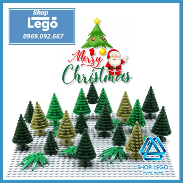 [6 cm] Xếp hình 1 Cây thông Noel Lego Merry Christmas loại to