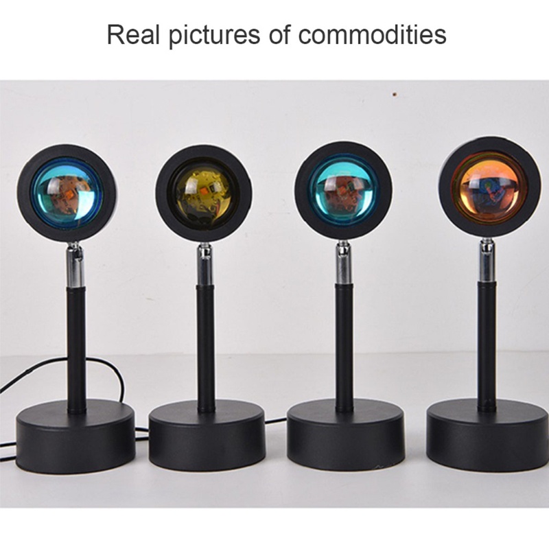 Đèn LED USB Chiếu Cầu Vồng Hoàng Hôn Cho Phòng Ngủ Quán Cà Phê Tiệc Tùng