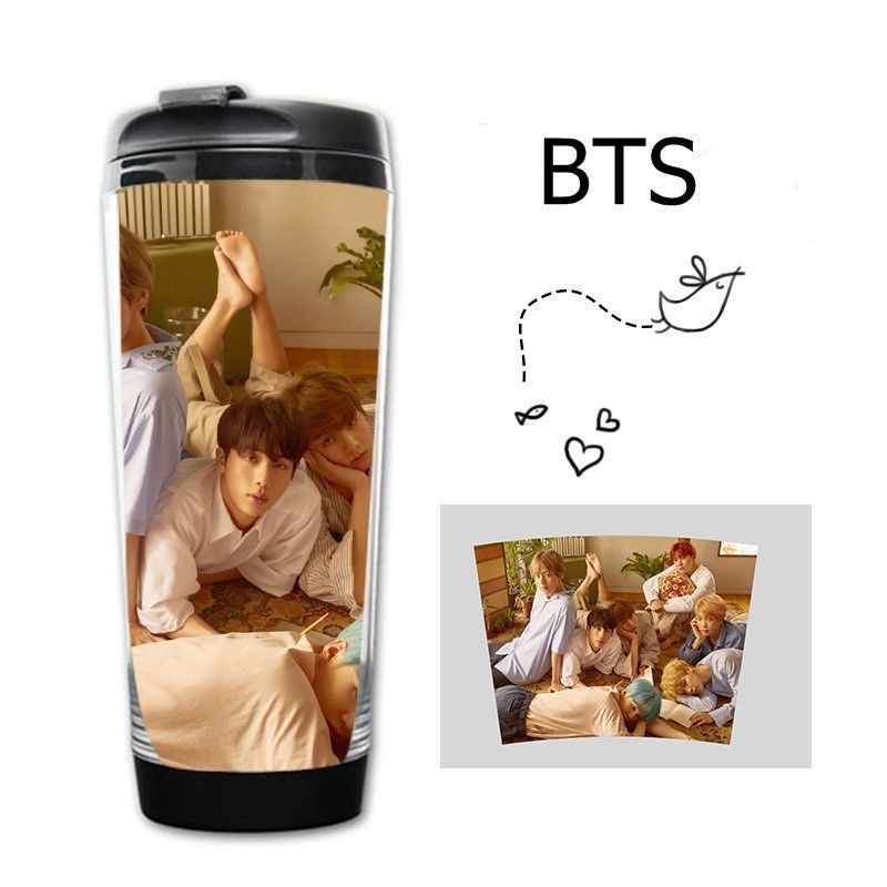 Ly đựng nước in hình nhóm BTS