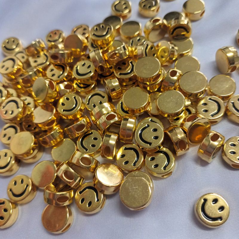 Set 20 mặt cưòi nhựa mẫu mới 2022 làm trang sức ,xỏ DIY, làm vòng handmade