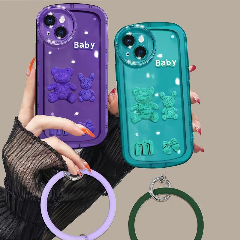 Ốp Điện Thoại Tpu In Hình Gấu Djgb Cho iPhone 12 13 11 Pro Max X Xs Max Xr