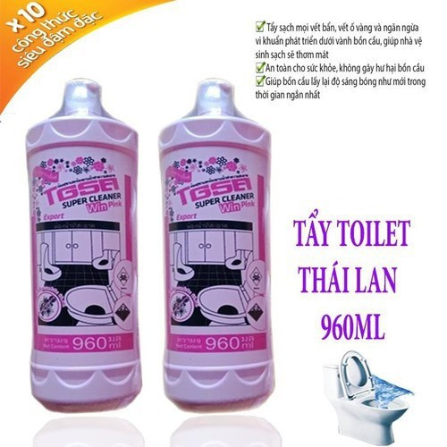 NƯỚC TẨY TOILET WIN PINK OKAY 960ML I NƯỚC TẨY I NƯỚC TẨY BỒN CẦU