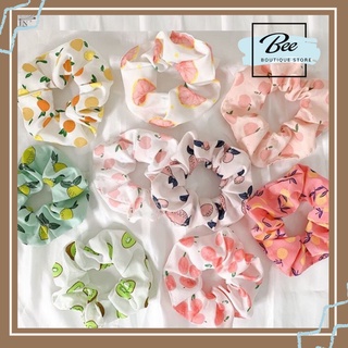 Cột tóc, buộc tóc vải scrunchies siêu bự đủ màu
